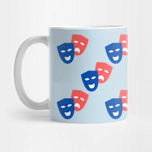 Theatre Masks Perfect Theatre Gift Colorful Pattern Mug